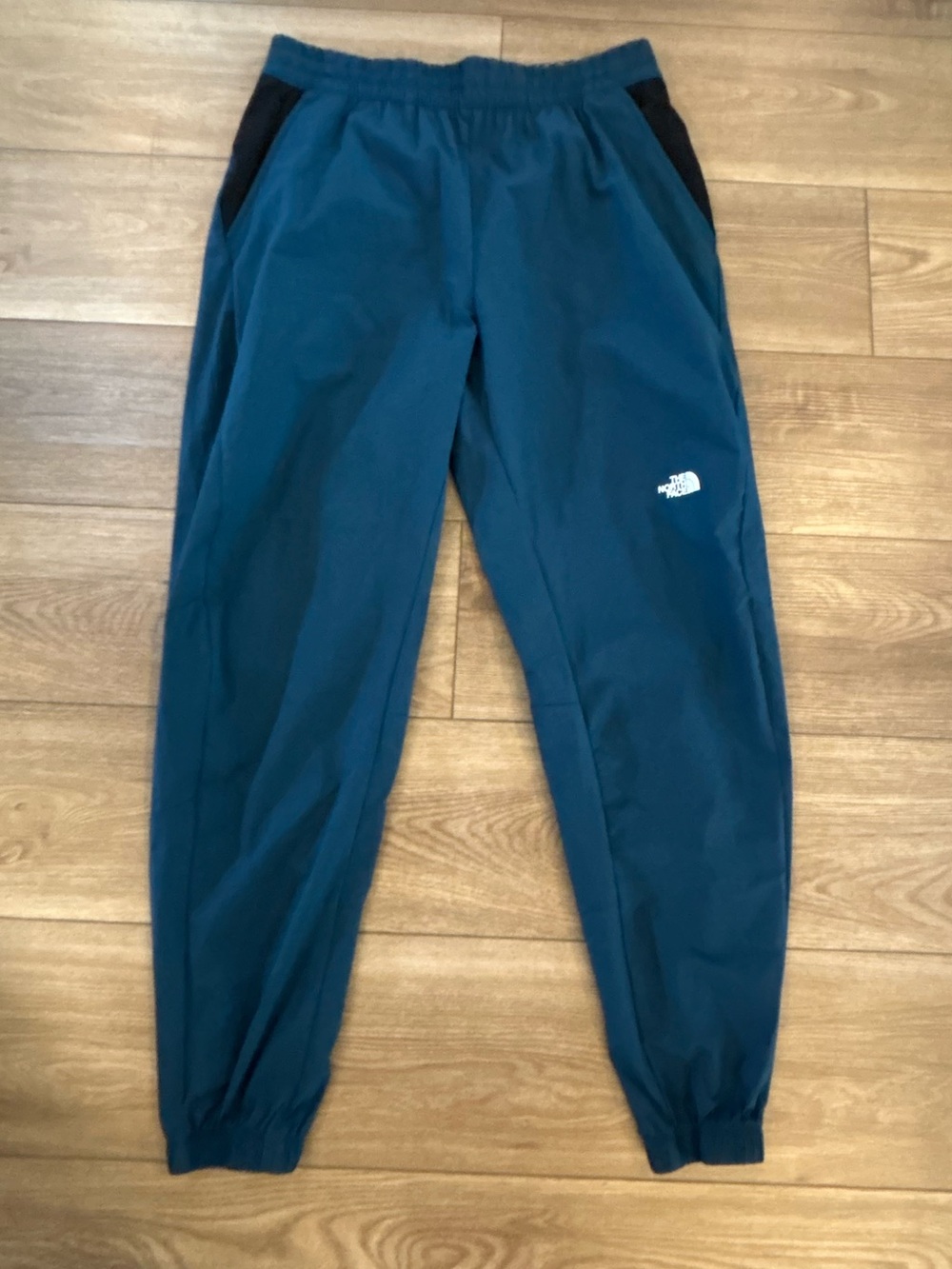 The North Face Womens Large Blue Teal Stretch Jogger Hiking Travel Pants
